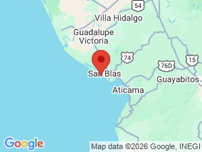 Map of Site Report: Playa de Los Reyes, Mexico